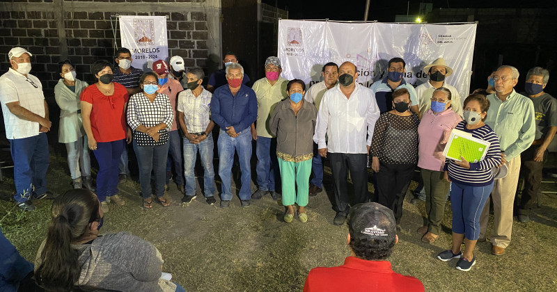 Instala Ceagua Comités de participación ciudadana en colonias de Cuautla