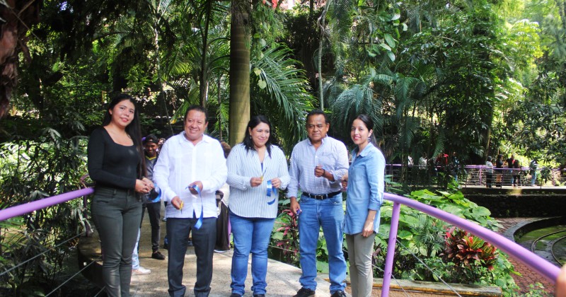 Entrega SDS obras de rehabilitación del Parque Barranca Chapultepec