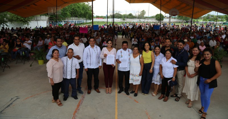 Firma Secretaría de Administración convenio de colaboración con el municipio indígena de Xoxocotla