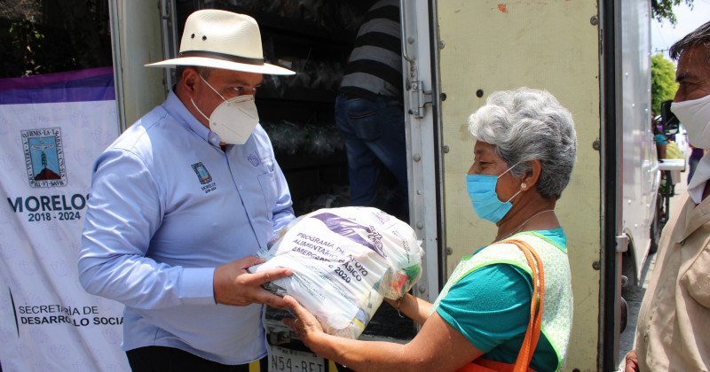 Se entregan más de 2 mil despensas en Cuernavaca: Sedeso