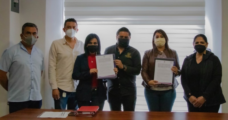Firma Icatmor convenio con municipio de Huitzilac para impulsar el empleo y autoempleo en la zona