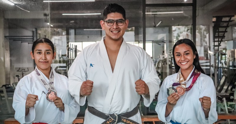 Convencidas karatecas morelenses en repetir como medallistas nacionales