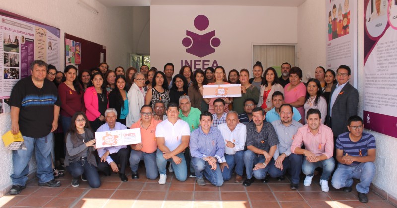 Se suma INEEA Morelos a campaña Pinta el mundo de naranja