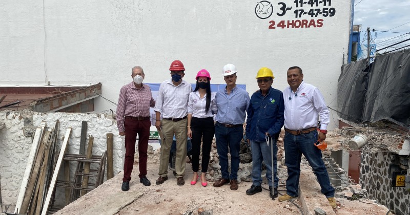 Da inicio Fidecomp a trabajos para rehabilitación de Cámara Mexicana de la Industria de la Construcción