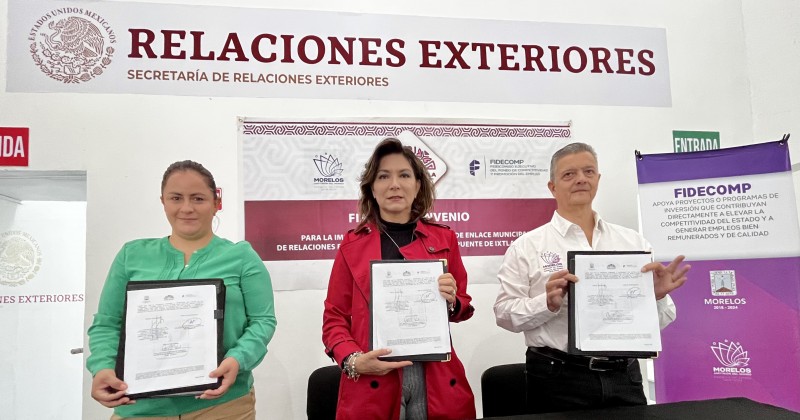 Colaboran tres órdenes de gobierno en proyectos estratégicos para el estado de Morelos