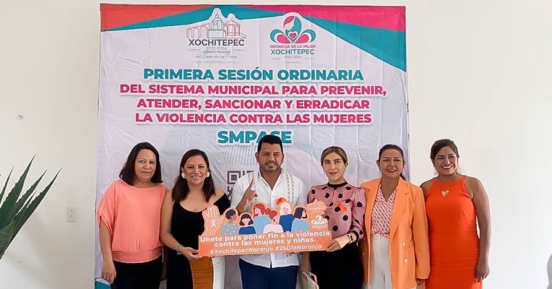 Participan conjuntamente Ejecutivo estatal y municipio de Xochitepec en acciones para atender la Alerta de Violencia de Género contra las mujeres