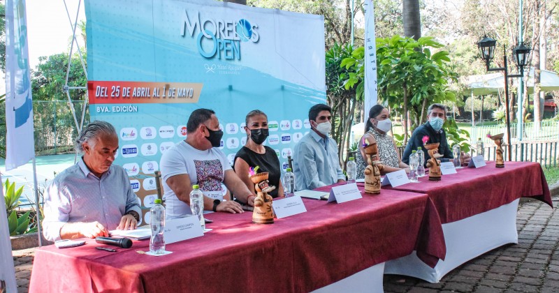 Se presenta la octava edición del torneo de tenis ‘Morelos Open’
