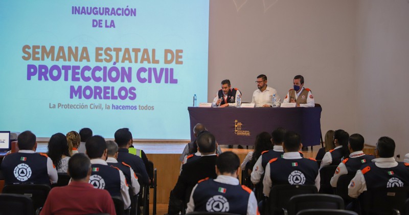 Invita CEPCM a sumarse a actividades de la Semana Estatal de Protección Civil 2022