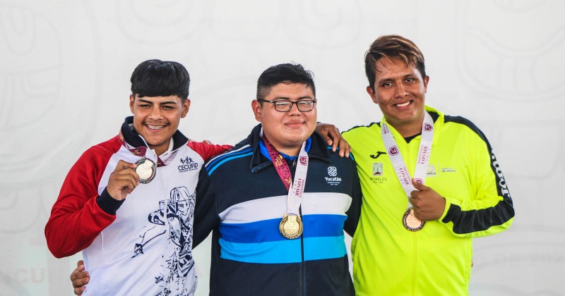 Se impone Morelos con tres medallas en Paranacionales Conade Cancún 2023