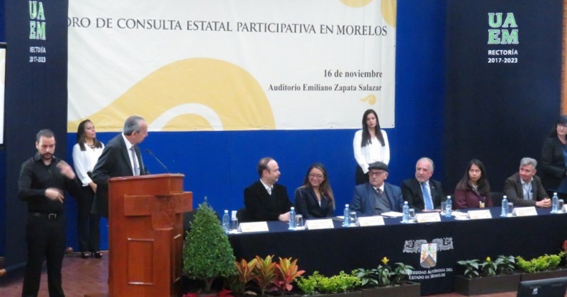 Participa secretario de Educación de Morelos en Foro de Consulta Estatal