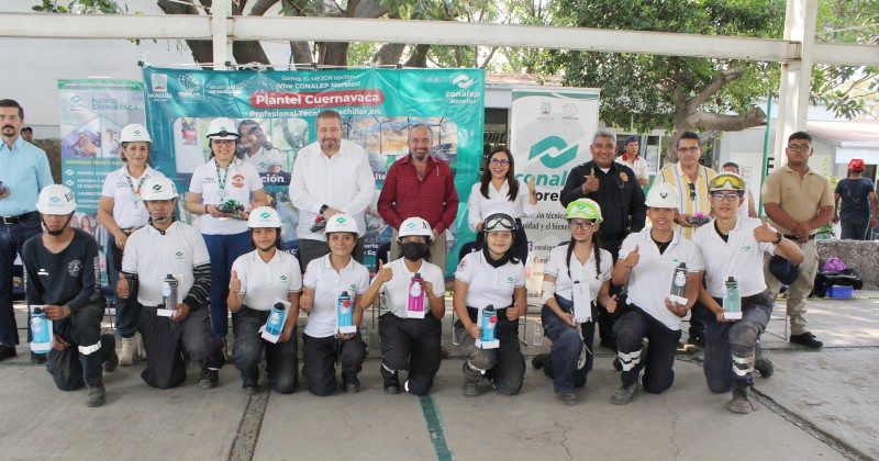 Efectúa Conalep Cuernavaca 6º Rally de Seguridad, Higiene y Protección Civil 2023,