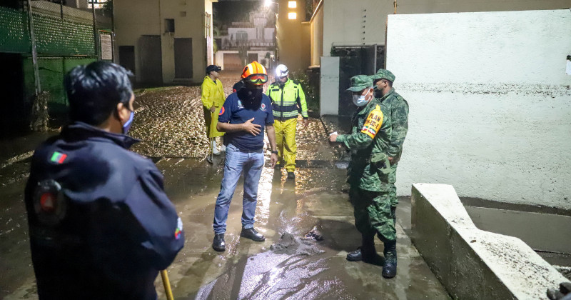 Reporta CEPCM afectaciones considerables por lluvias registradas en Morelos