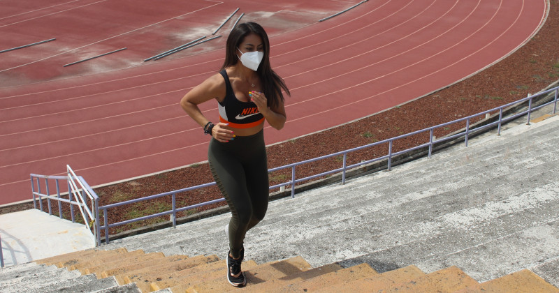 Comparte INDEM rutina física para ejercicios  en el Estadio Centenario