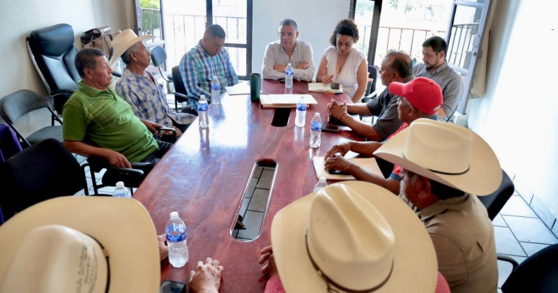 Asiste Ceagua al municipio de Jonacatepec para dar atención al sector hidroagrícola