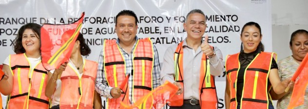 Perforación de pozo en la localidad de Xochicalco abastecerá de agua a más de mil 600 habitantes: Ceagua
