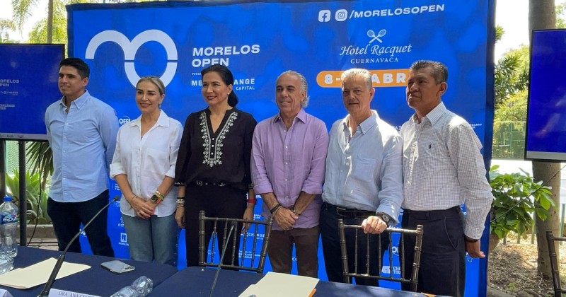 Anuncia SDEyT celebración de la décima edición del “Abierto de Tenis Morelos Open” en el estado