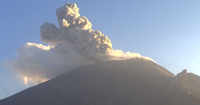  Reporte monitoreo del volcán Popocatépetl