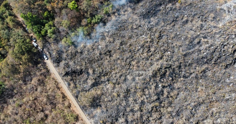Comunicado de prensa incendio forestal en las inmediaciones de La Pera