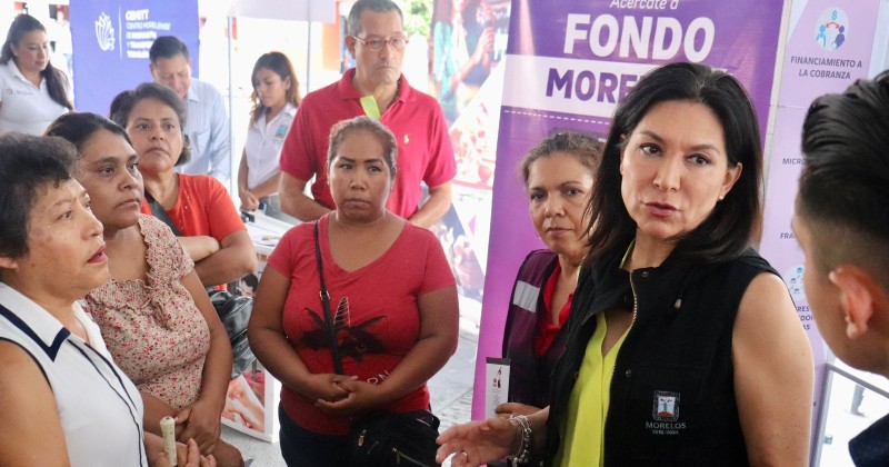 Ofrece Fondo Morelos microfinanciamientos de hasta 60 mil pesos para comerciantes de Yecapixtla