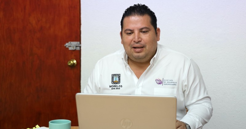 Trabaja Morelos por una agricultura sostenible: Omar Taboada