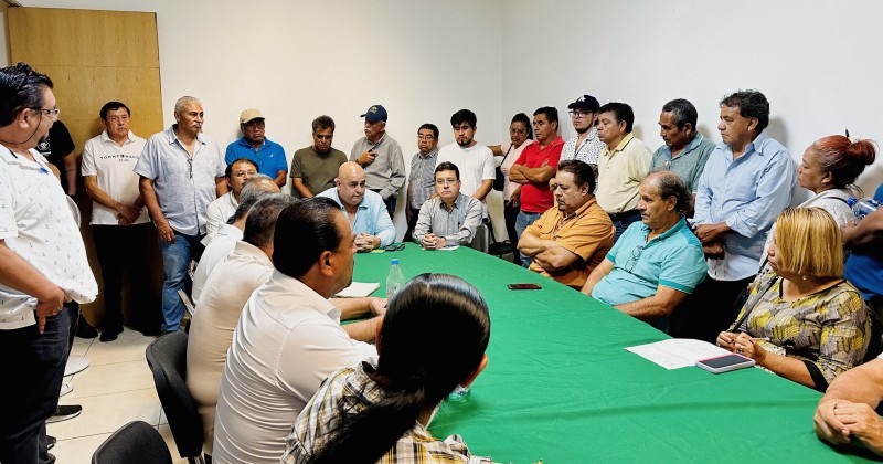 Atiende SMyT a líderes transportistas de Morelos