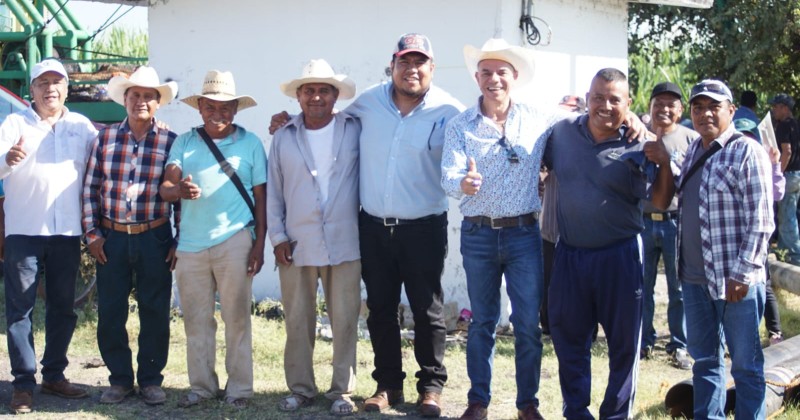 Concluye Ceagua rehabilitación de pozo de agua en la localidad de Telixtac para beneficio de 35 hectáreas de cultivo
