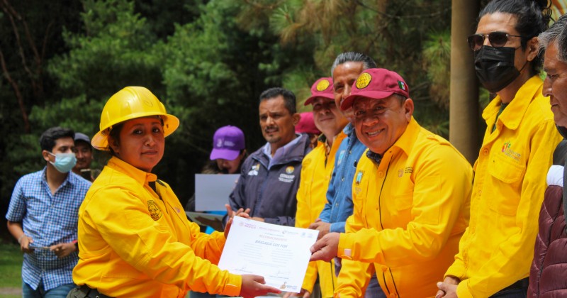 Reconoce Gobierno de Morelos labor de combatientes forestales