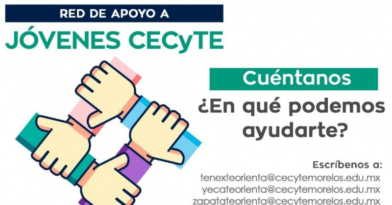 Lanza CECyTE Morelos red de apoyo a jóvenes