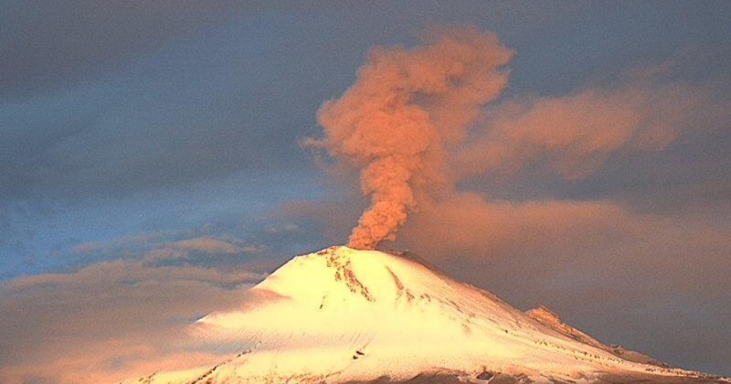 Reporte monitoreo del Volcán Popocatépetl