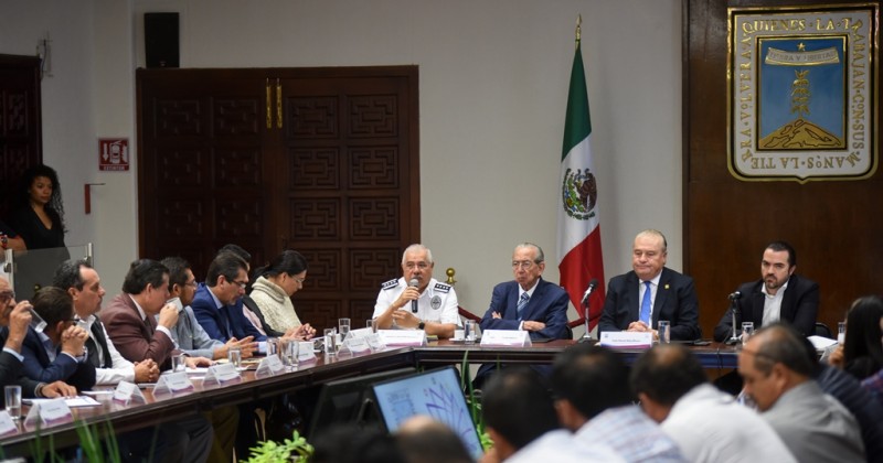 Mantienen coordinación para garantizar gobernabilidad en Morelos