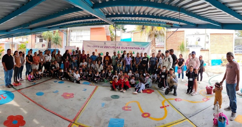 Lleva SDS talleres de escuelas sustentables a Moyotepec y Anenecuilco