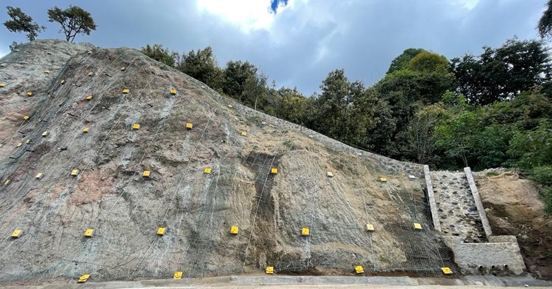 Culmina SOP trabajos de estabilización de talud en carretera Tetela del Volcán – Hueyapan