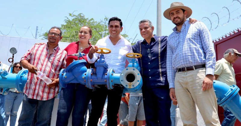 Trabajo conjunto entre los tres niveles de gobierno permite mejorar infraestructura hídrica en Tlaltizapán con la entrega de cinco obras