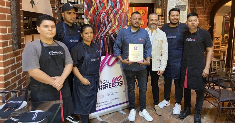 Reconoce Orgu-yo ¡Morelos! la trayectoria del restaurante “El Santuario del Chef” en Tlaltizapán