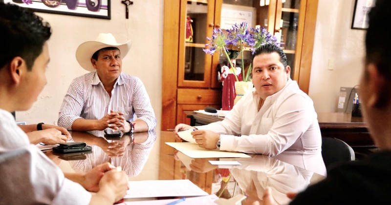 Sostiene Sedagro reunión con autoridades de Tepoztlán