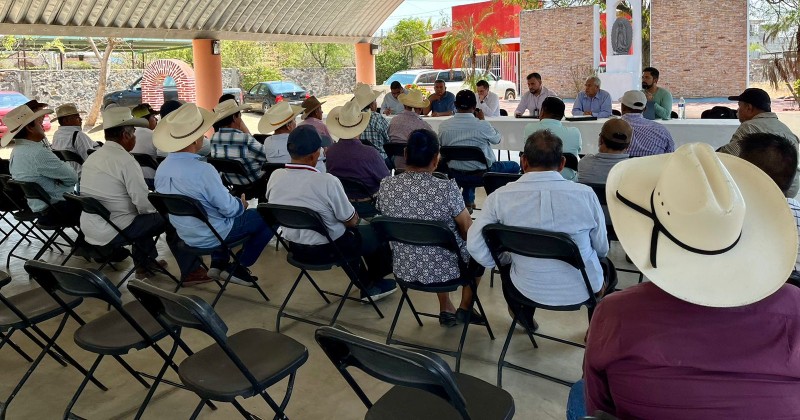 Se reúne Ceagua con representantes de unidades de riego en Morelos