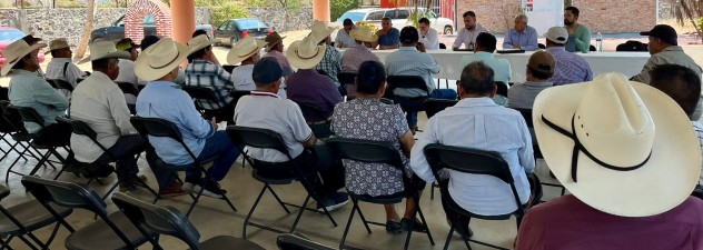Se reúne Ceagua con representantes de unidades de riego en Morelos
