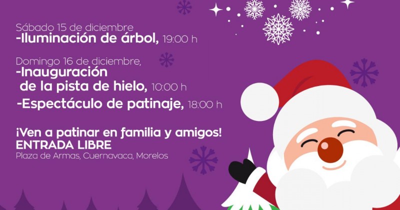 Encenderá Cuauhtémoc Blanco monumental árbol de navidad en Plaza de Armas