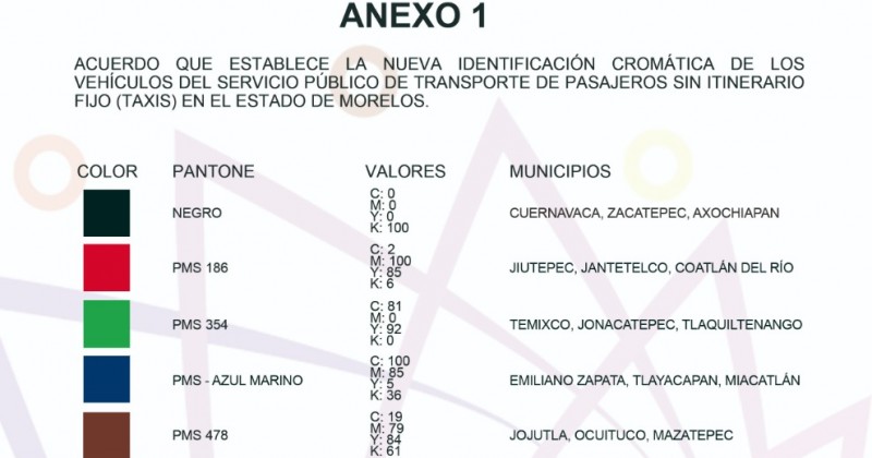 Contará transporte público de Morelos con nueva cromática