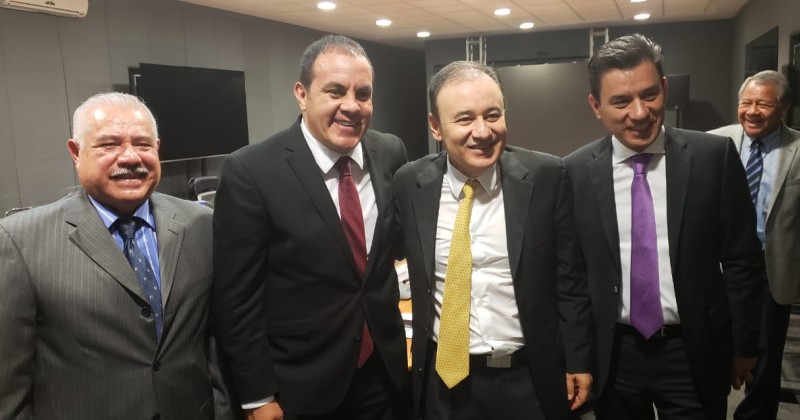 El Gobernador de Morelos y Alfonso Durazo reiteran trabajo coordinado a favor de la seguridad