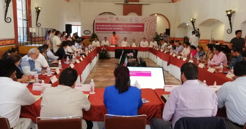 Concluye XVII Reunión Nacional de Autoridades de Educación Normal en Morelos