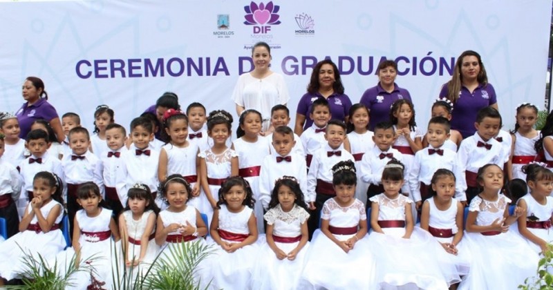 Concluye DIF Morelos ciclo escolar del CADI “Gral. Emiliano Zapata”