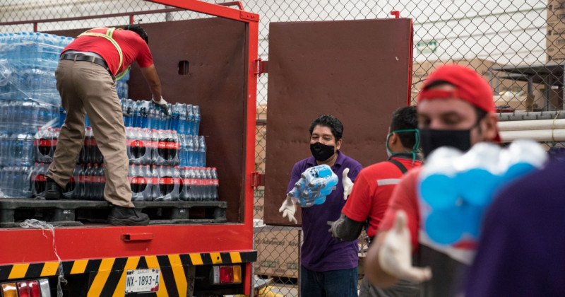Recibe DIF Morelos ayuda por parte de Coca-Cola FEMSA