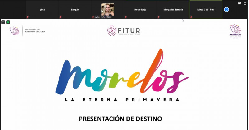 Realiza FITUR presentación de destino &quot;Morelos, la Eterna Primavera&quot; a prestadores de servicios