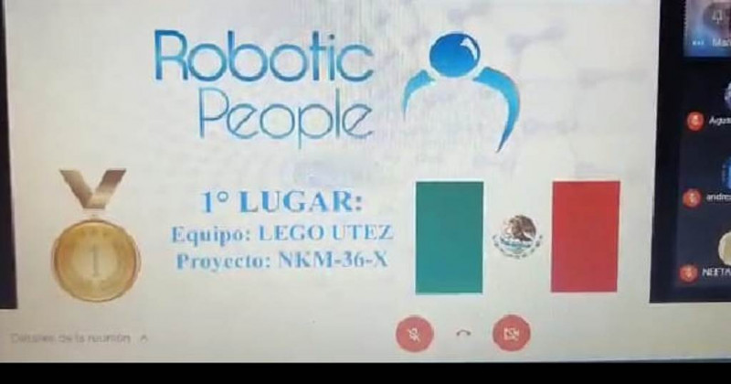Rompe UTEZ récord internacional en robótica