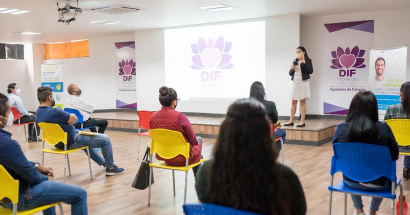 Promueve DIF Morelos la cultura de la donación en el estado