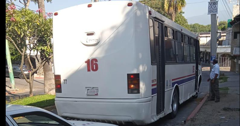 Continúa revisión al transporte público en Cuernavaca: SMyT