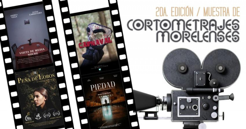 Realizarán segunda muestra de cortometrajes en el Cine Morelos