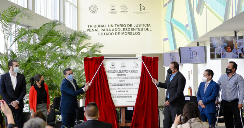 Inauguran poderes del estado nuevas instalaciones del Tribunal Unitario de Justicia para Adolescentes