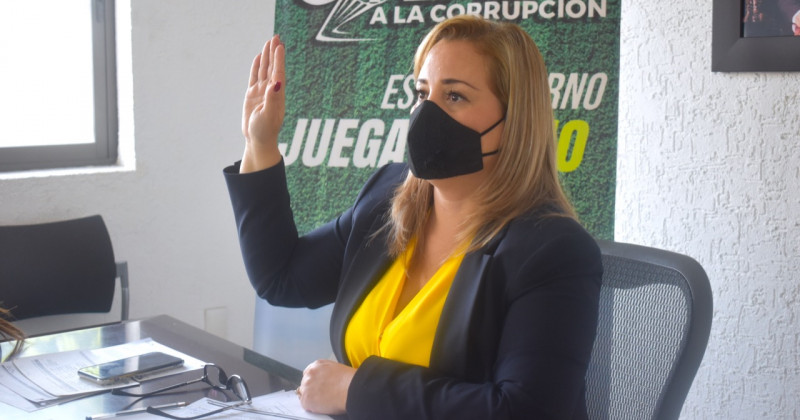 Rinde protesta América Jiménez como coordinadora regional durante la primera sesión plenaria 2021 de la CPCE-F vía remota